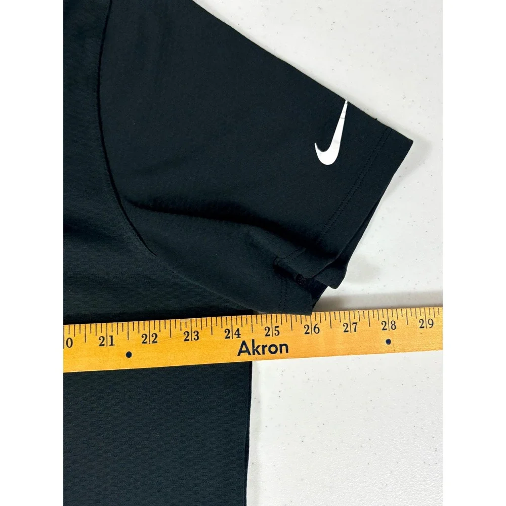 Nike Dri-FIT Mens XL Polo Shirt Black The Bud Man Budweiser Beer Short Sleeve